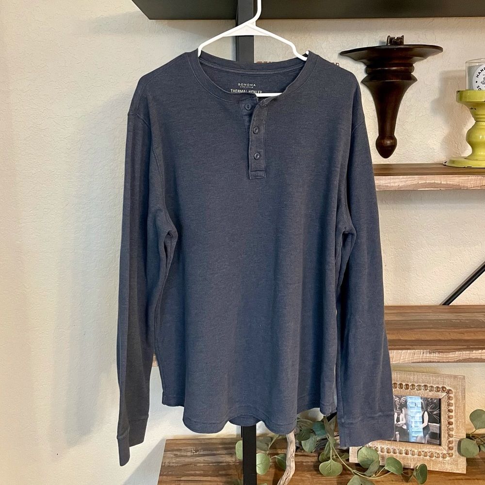 Sonoma Henley Long Sleeve XL